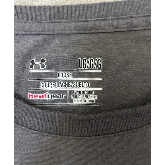 Under Armour Freedom Flag Wounded Warrior Men’s Gray Long Sleeve Large HeatGear - Picture 6 of 9